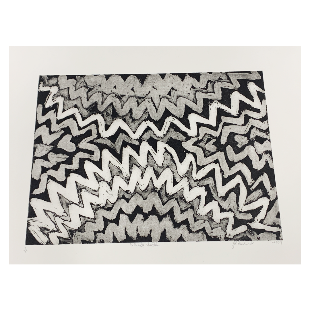GERALD FOURMILE | 'Shark Tooth' | Etching