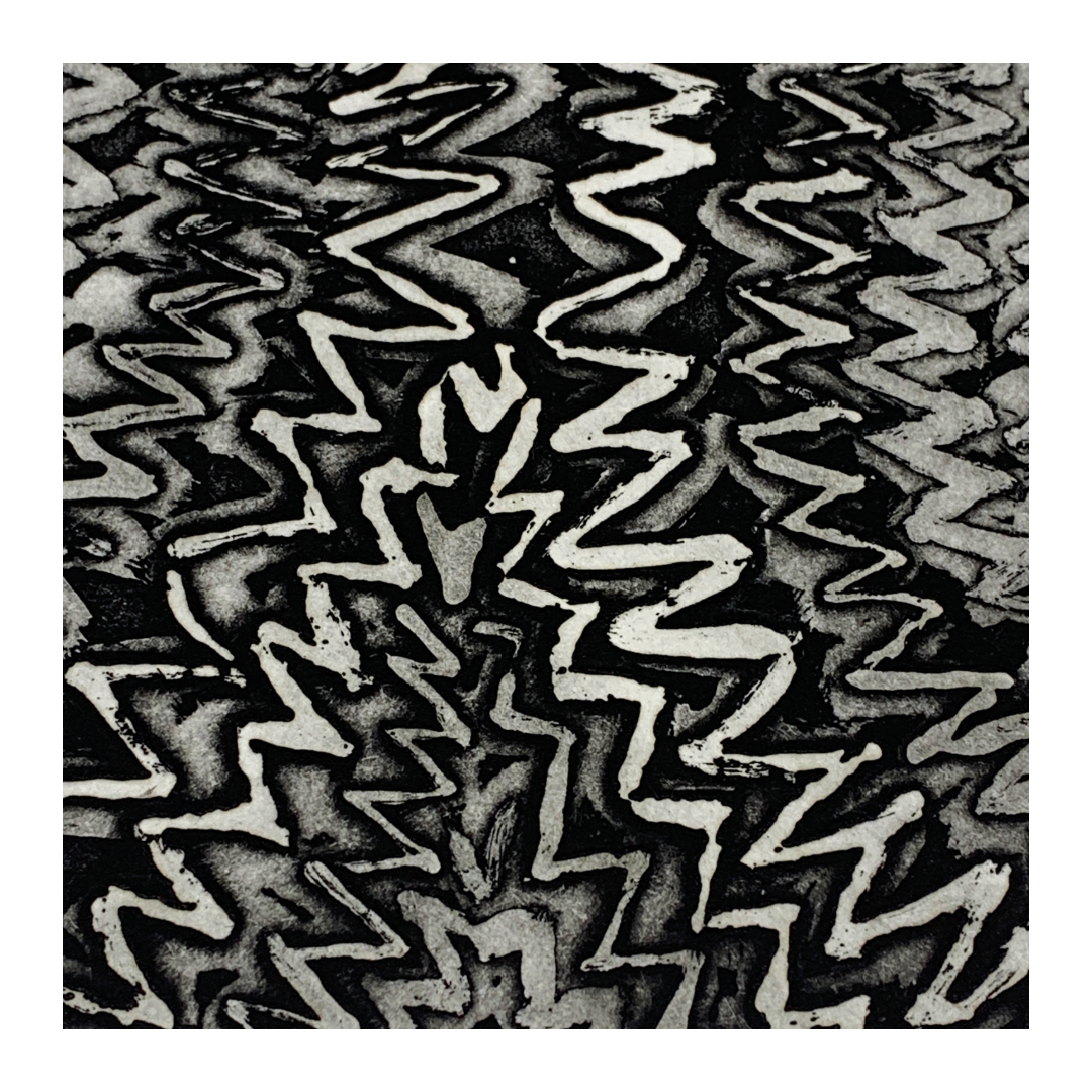 GERALD FOURMILE | 'Shark Tooth in Action' | Etching