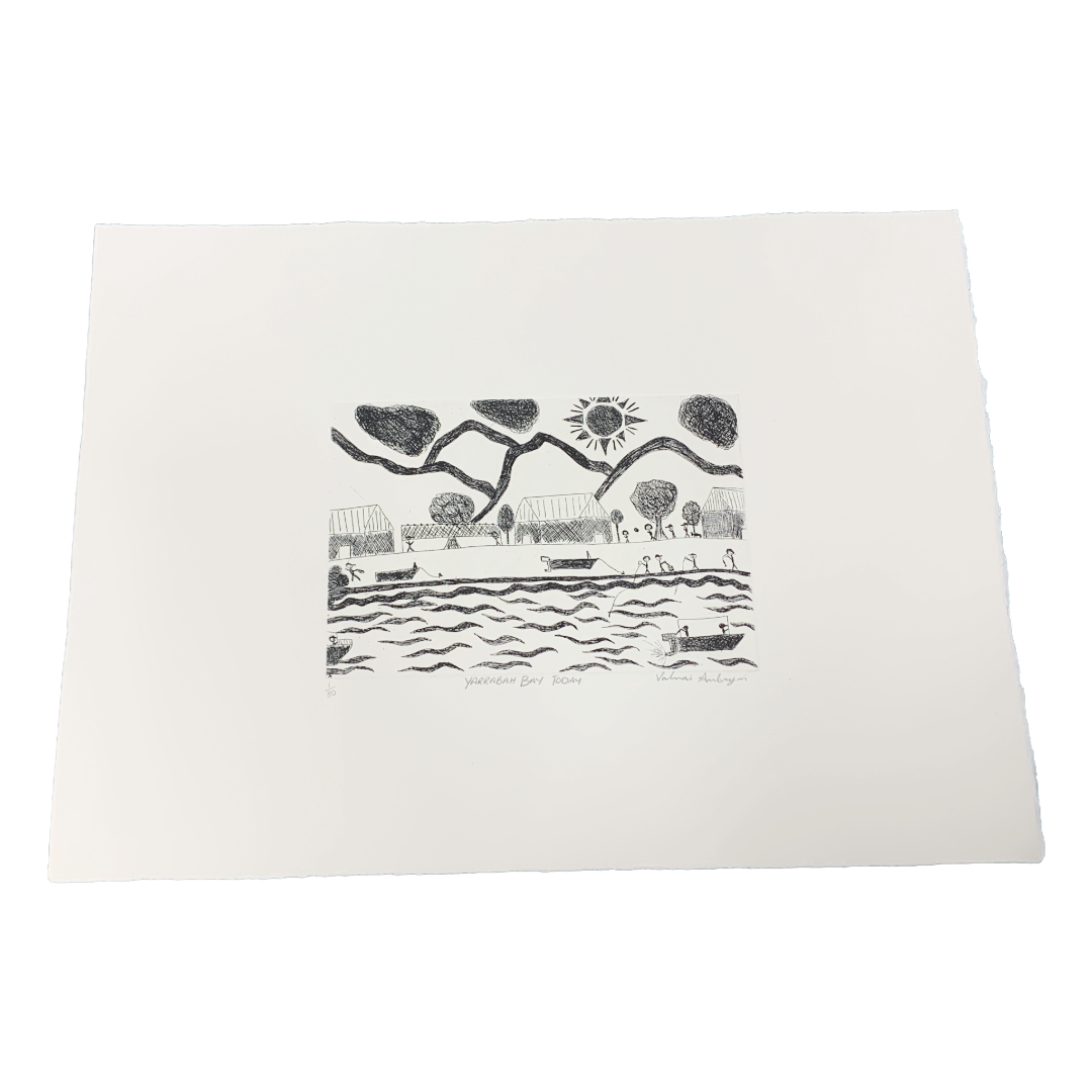 VALMAI AMBRYM | 'Yarrabah Bay Today I' Etching