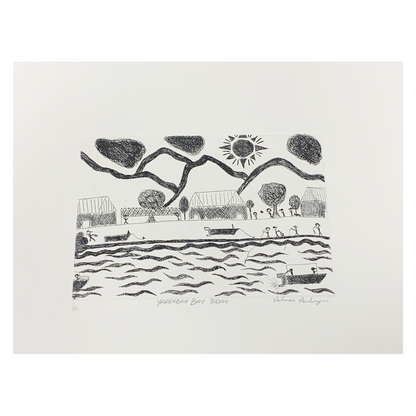 VALMAI AMBRYM | 'Yarrabah Bay Today I' Etching