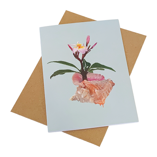 HANNAH MURRAY | 'Drifting away on a tropical breeze' | Gift Card / Recycled paper