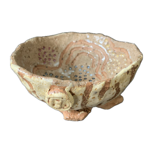 FLINTSTONE DESIGNS | 'My Journey - Dots and Lines Critter' | Ceramic