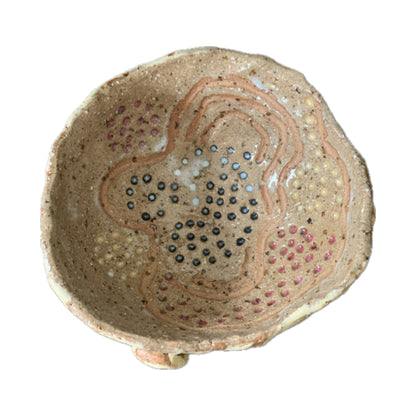 FLINTSTONE DESIGNS | 'My Journey - Dots and Lines Critter' | Ceramic