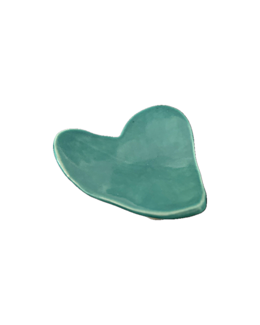 FLINTSTONE DESIGNS | ‘Turquoise Heart Dish’ | Ceramic
