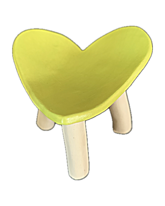 FLINTSTONE DESIGNS | 'Lime Heart Dish' | Ceramic