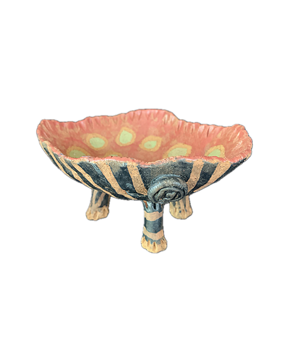 FLINTSTONE DESIGNS | 'Rose with Green Spots Critter' | Ceramic