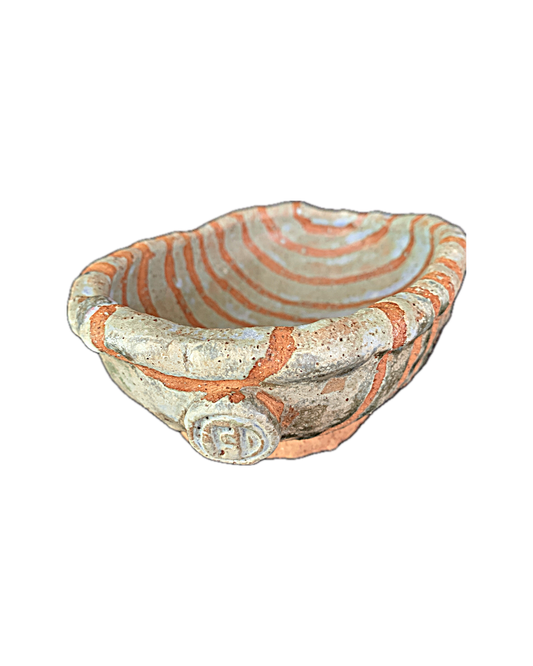 FLINTSTONE DESIGNS | 'Blue/Green Striped Critter' | Ceramic