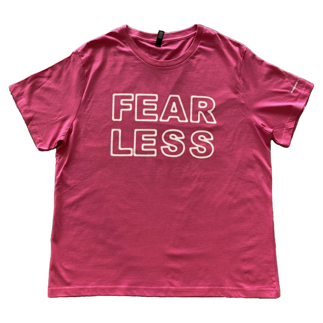 DARREN BLACKMAN | 'FEAR LESS' | Women's T-shirt / Pink
