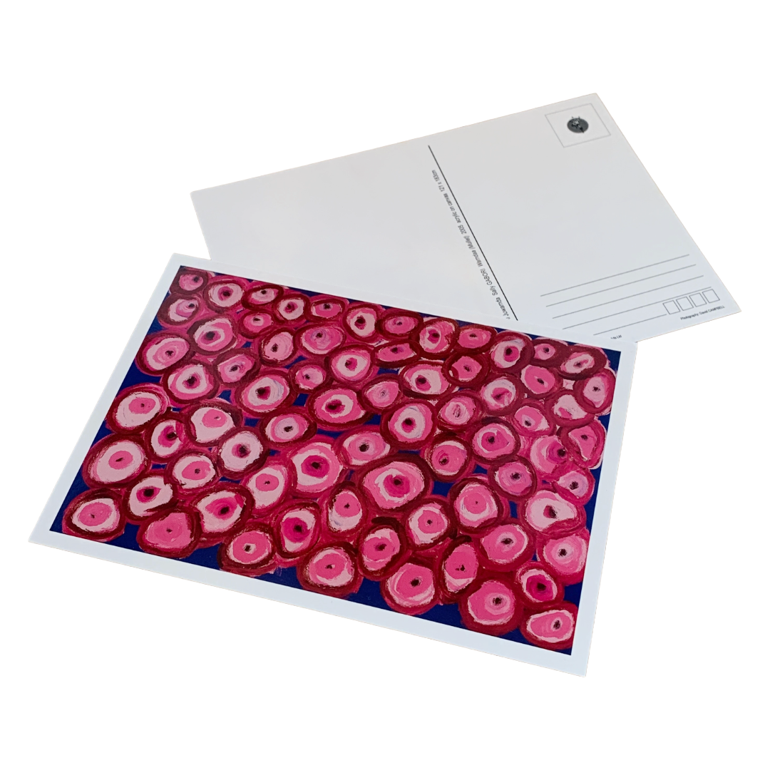 MORNINGTON ISLAND POSTCARDS - Sally Gabori | 'Warndaa (Mullet)' |  Postcard