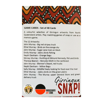 GIRRINGUN ART CENTRE | 'Girrigun Snap' | Card game