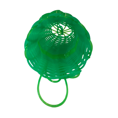 GIRRINGUN ART CENTRE – Nephi Denham | ‘Recycled Woven Basket’ | Electrical wire / Green