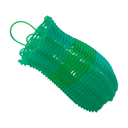 GIRRINGUN ART CENTRE – Nephi Denham | ‘Recycled Woven Basket’ | Electrical wire / Green