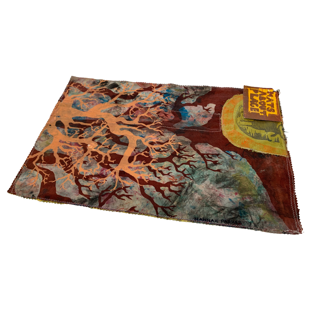 HANNAH PARKER | 'Mats About Place '(29) | 2025 | Screen-printed fabric