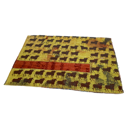 HANNAH PARKER | 'Mats About Place '(29) | 2025 | Screen-printed fabric