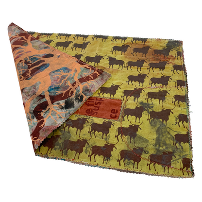 HANNAH PARKER | 'Mats About Place '(29) | 2025 | Screen-printed fabric