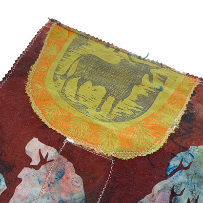 HANNAH PARKER | 'Mats About Place '(29) | 2025 | Screen-printed fabric