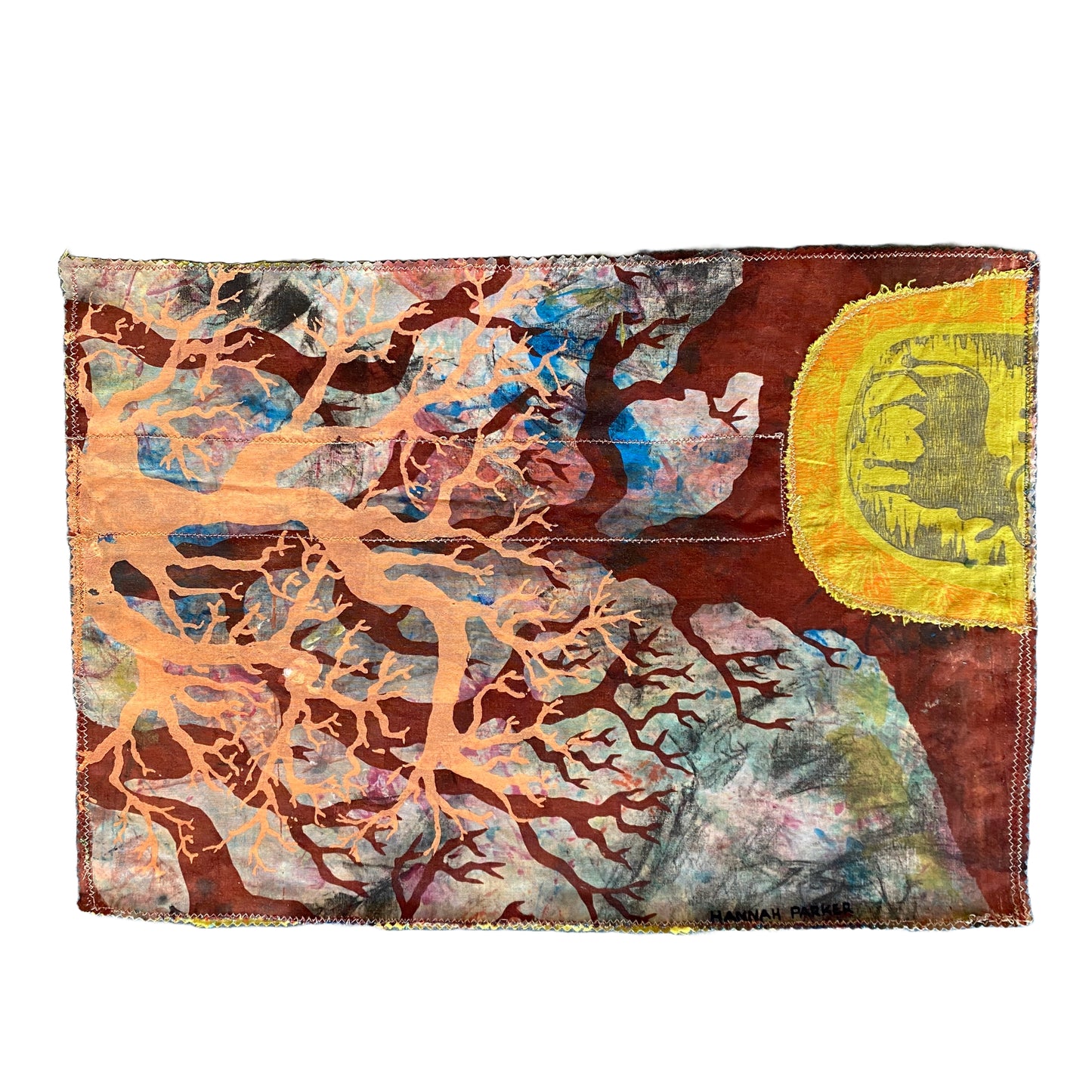 HANNAH PARKER | 'Mats About Place '(29) | 2025 | Screen-printed fabric