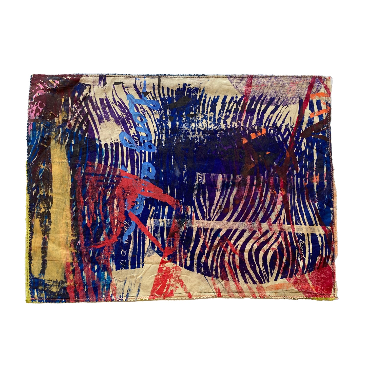 HANNAH PARKER | 'Mats About Place '(33) | Screen-printed fabric