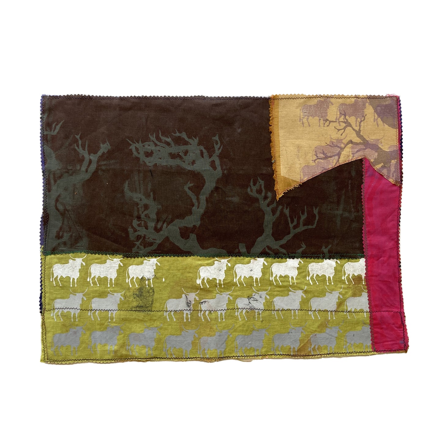 HANNAH PARKER | 'Mats About Place '(35) | Screen-printed fabric