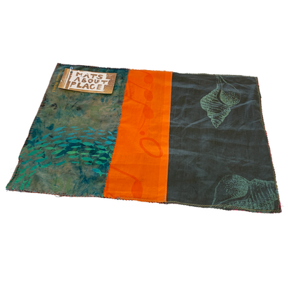 HANNAH PARKER | 'Mats About Place '(37) | Screen-printed fabric