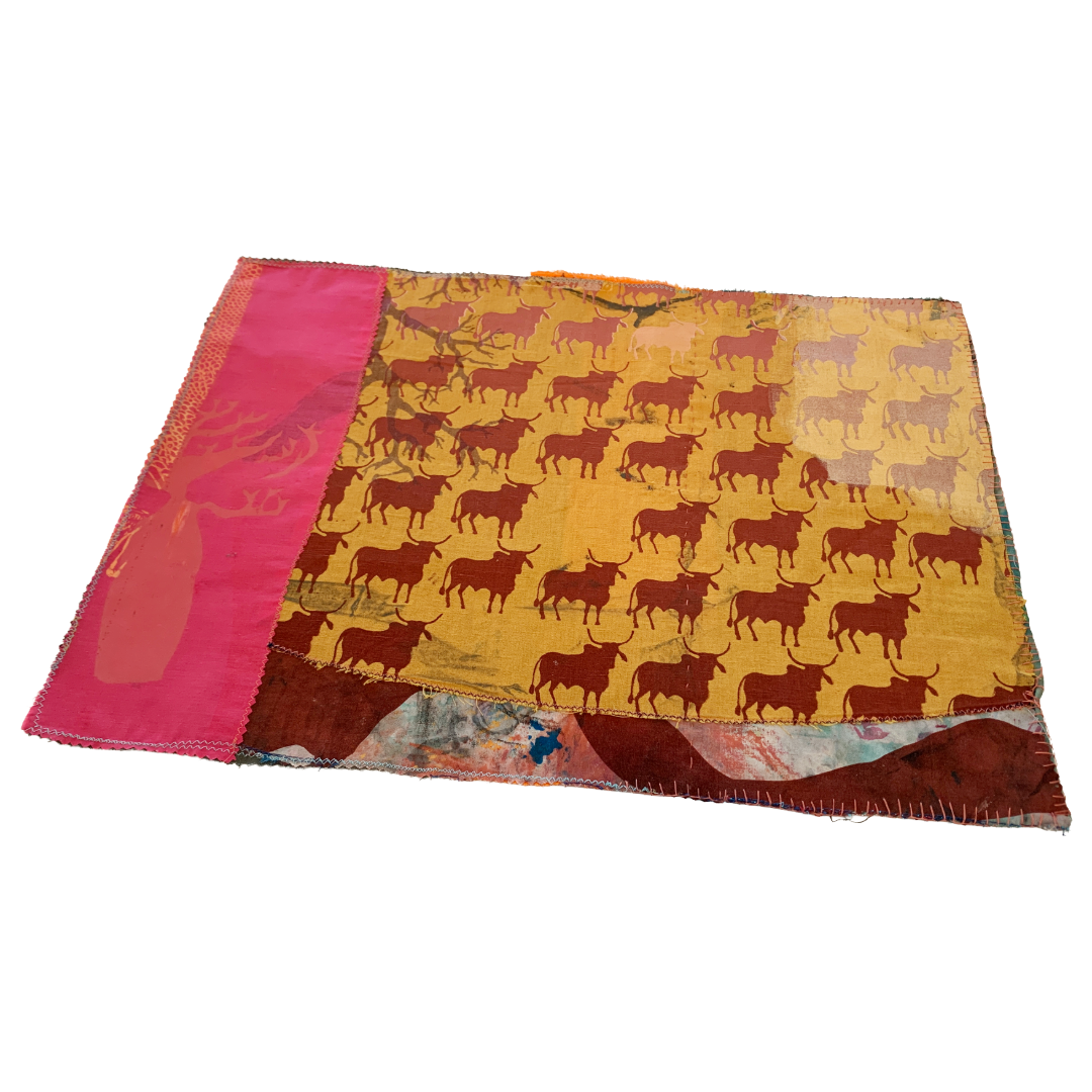 HANNAH PARKER | 'Mats About Place '(37) | Screen-printed fabric