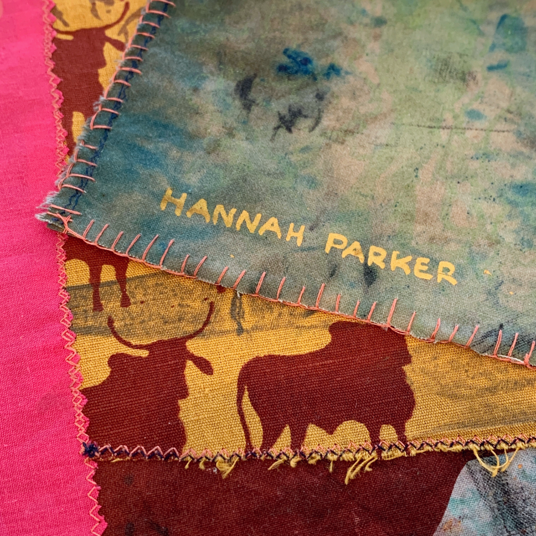 HANNAH PARKER | 'Mats About Place '(37) | Screen-printed fabric