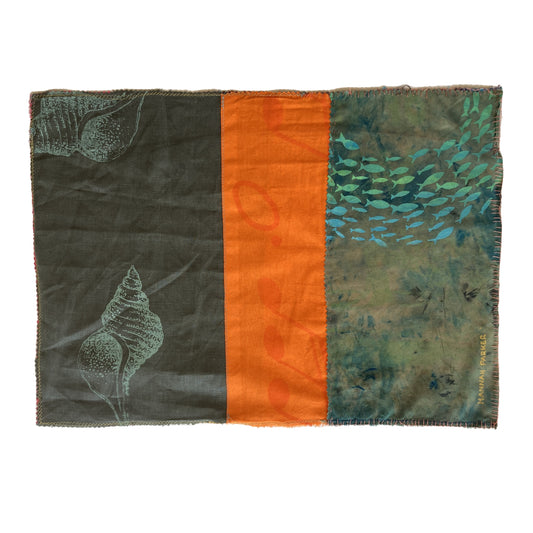 HANNAH PARKER | 'Mats About Place '(37) | Screen-printed fabric