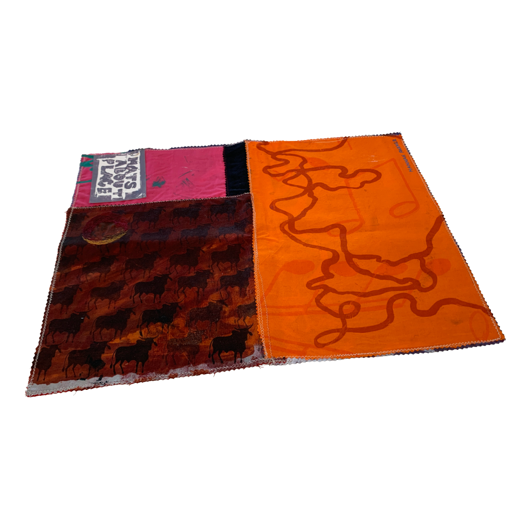 HANNAH PARKER | 'Mats About Place '(38) | Screen-printed fabric