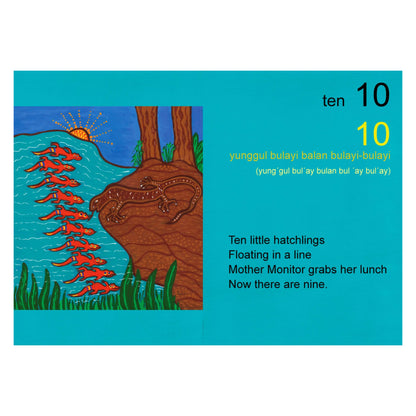 PAM GALEANO | 'Count Back Crocodile' | Illustrated Children's book
