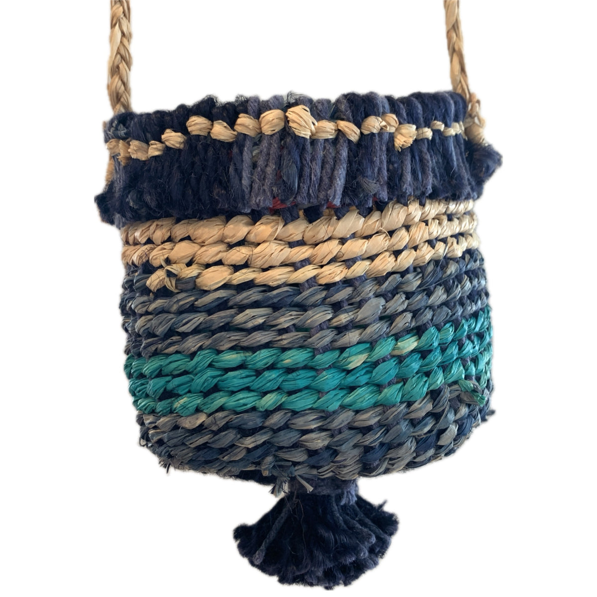 PAULA SAVAGE - Moa Island | 'Migi Bag #544' | Woven rafia + jute | 2026