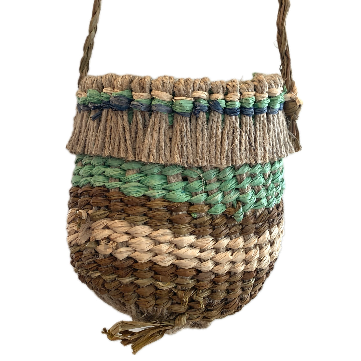 PAULA SAVAGE - Moa Island | 'Migi Bag #452' | Woven rafia + jute | 2026