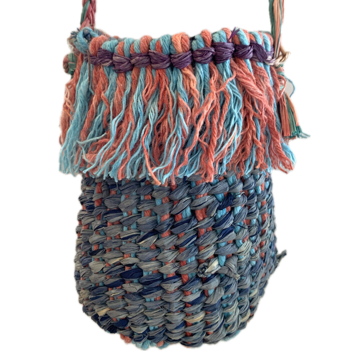 PAULA SAVAGE - Moa Island | 'Migi Bag #448' | Woven rafia + jute | 2026
