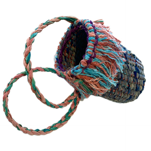 PAULA SAVAGE - Moa Island | 'Migi Bag #448' | Woven rafia + jute | 2026
