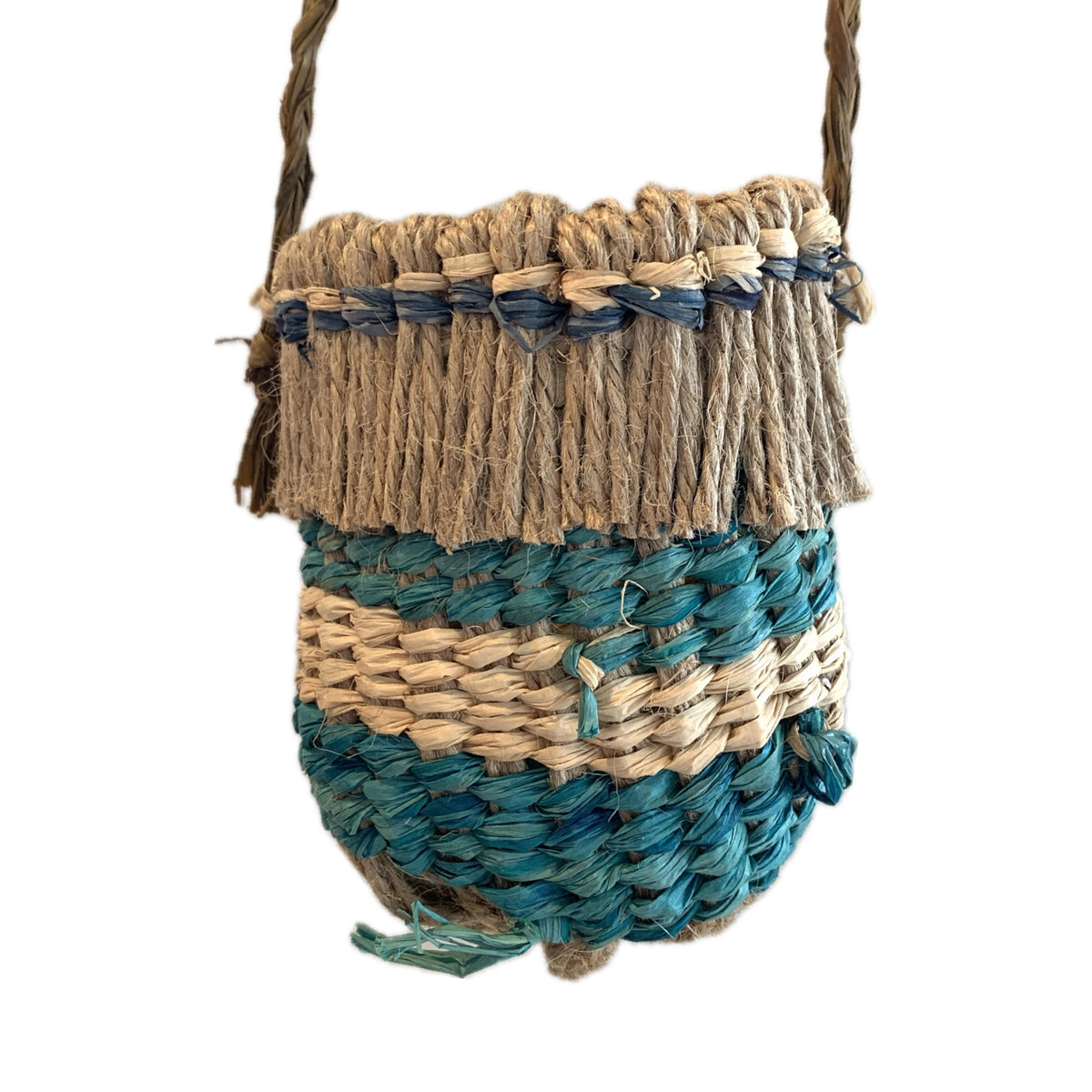 PAULA SAVAGE - Moa Island | 'Migi Bag #454' | Woven rafia + jute | 2026