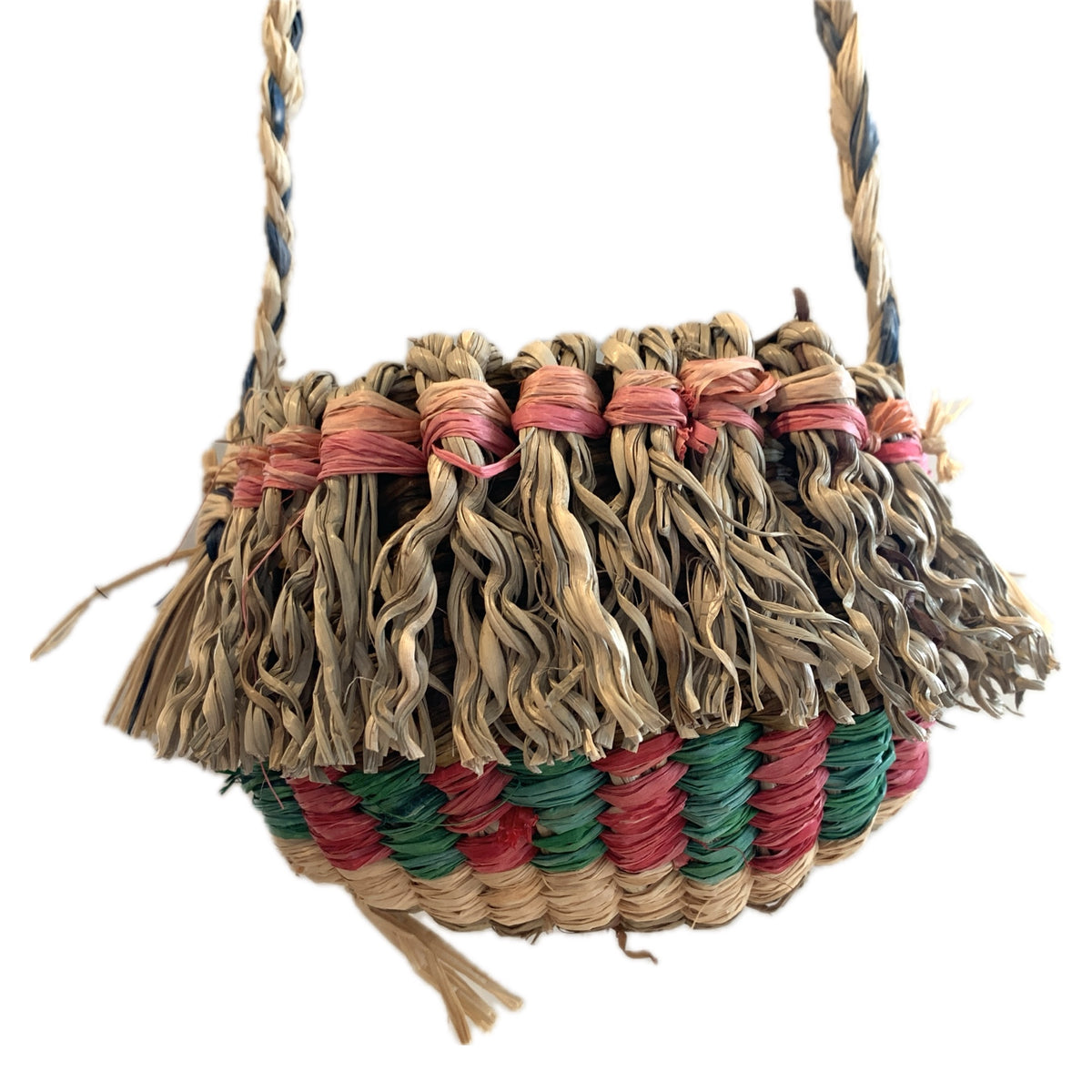PAULA SAVAGE - Moa Island | 'Migi Bag #441' | Woven rafia + jute | 202