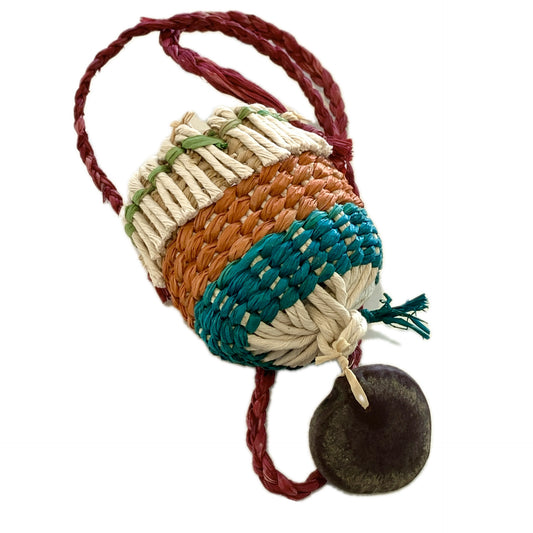 PAULA SAVAGE - Moa Island | 'Migi Bag #399' | Woven rafia + jute | 2026