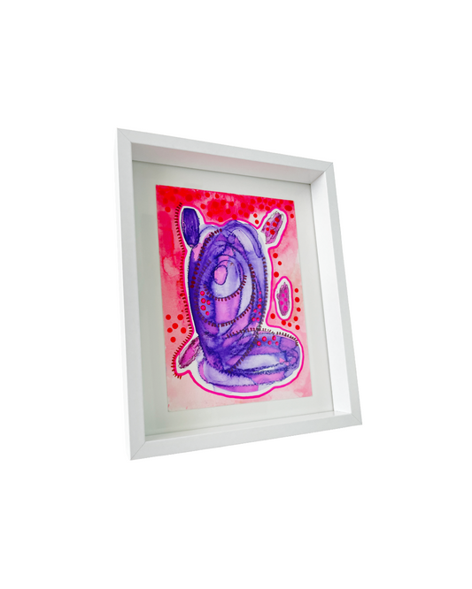 INDIA COLLINS | 'Mango Season 1' | Mixed media / framed