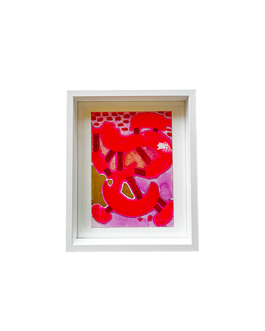 INDIA COLLINS | 'Mango Season 7' | Mixed media / framed