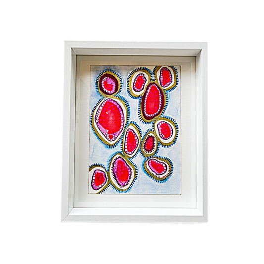 INDIA COLLINS | 'Mango Season 8' | Mixed media / framed