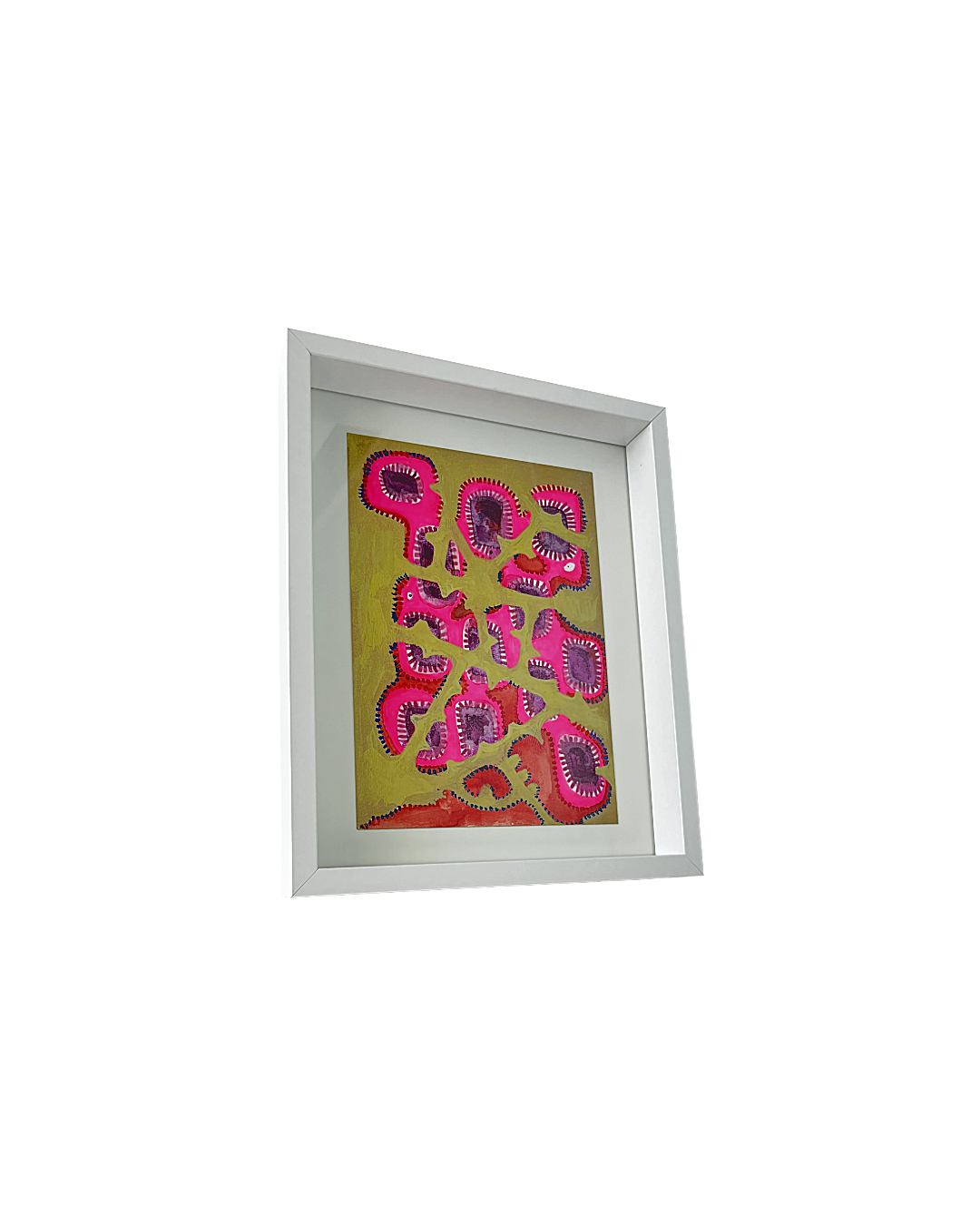 INDIA COLLINS | 'Mango Season 10' | Mixed media / framed