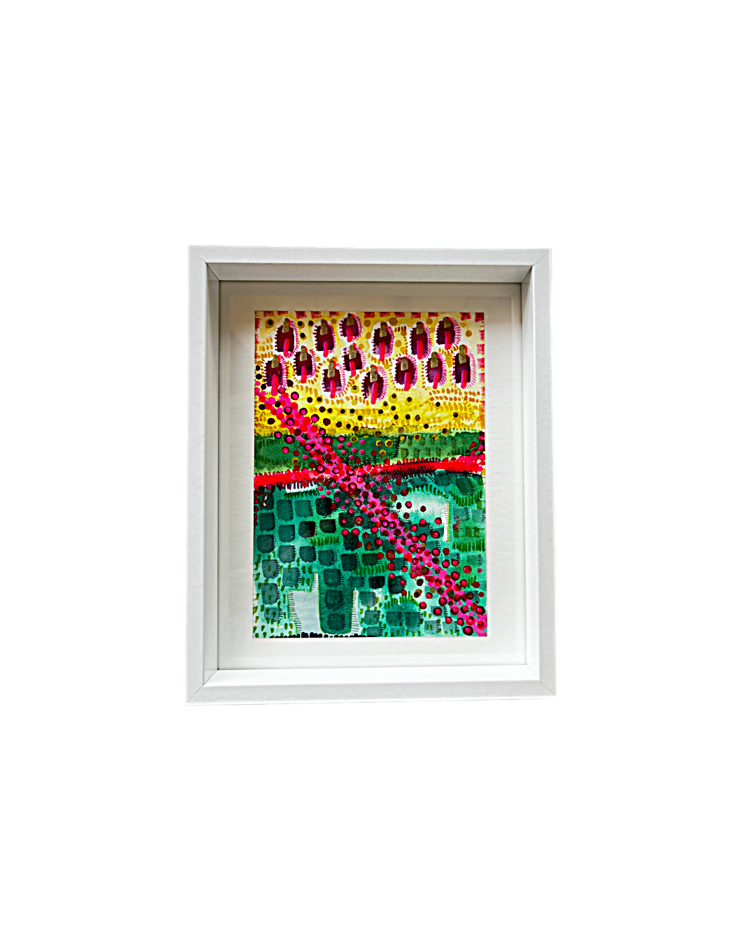 INDIA COLLINS | 'Mango Season 16' | Mixed media / framed