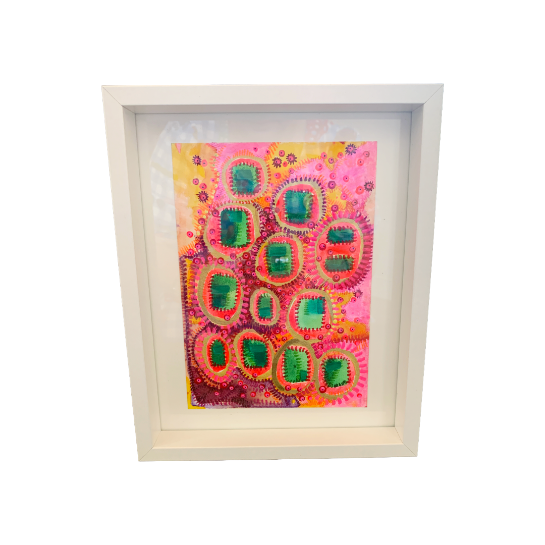 INDIA COLLINS | 'Mango Season 24' | Mixed media / framed