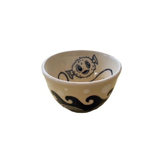 JANE JEHNE | 'Stoned Puffer Fish Series - Medium Condiment Bowl (1)' | Glazed Ceramic
