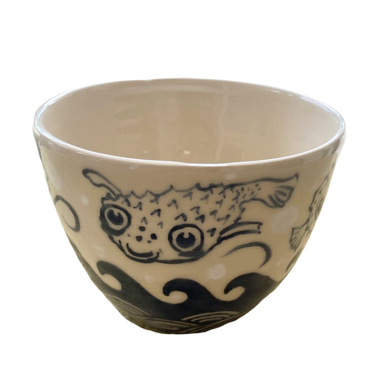 JANE JEHNE | 'Stoned Puffer Fish Series - Miso Bowl (1)' | Glazed Ceramic