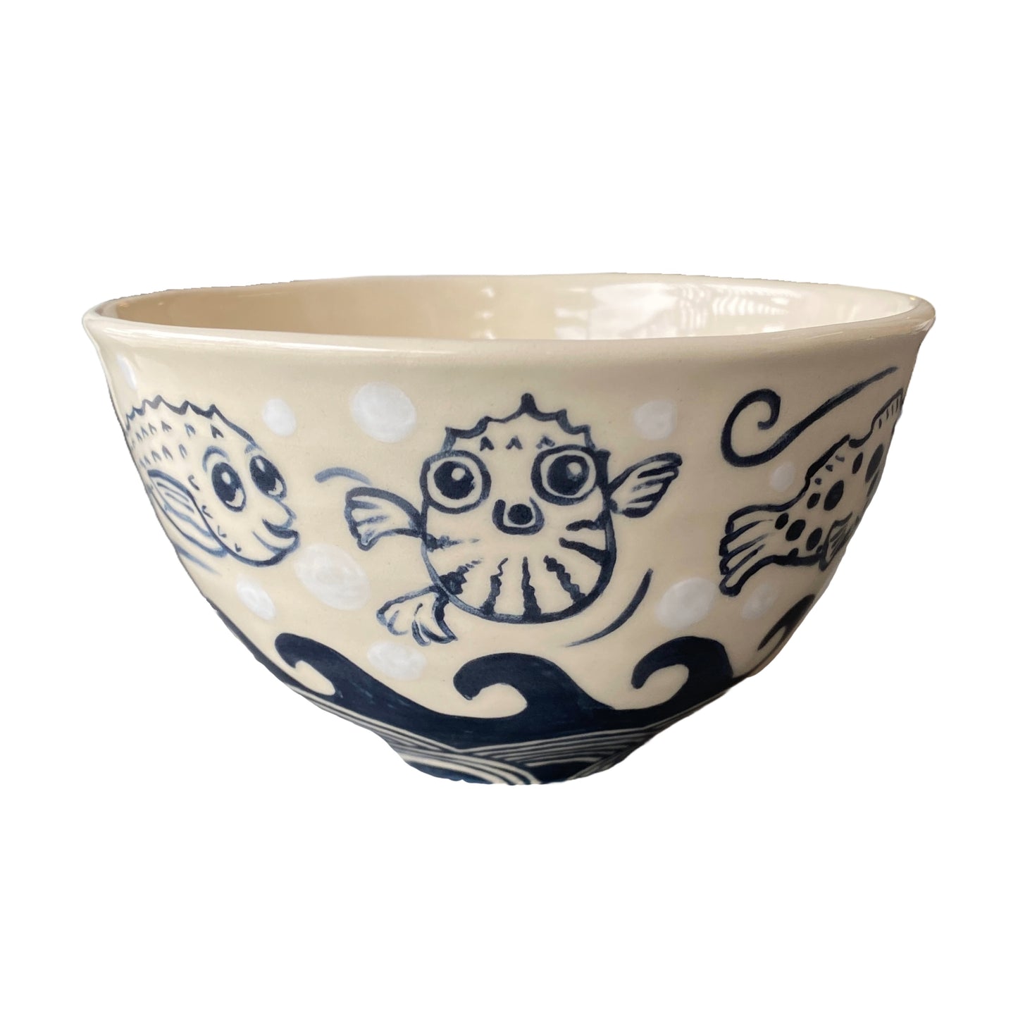 JANE JEHNE | 'Stoned Puffer Fish Series - Noodle Bowl Medium (3)' | Glazed Ceramic
