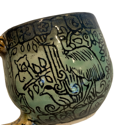 JANE JEHNE | 'Daintree Series- Small Mug' | Hand Drawn | Glazed Ceramic