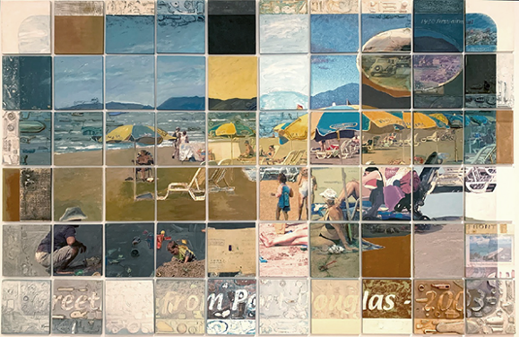 JILL CHISM | 'Postcard from Port Douglas' | Mixed media assemblage