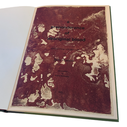 JUDY WATSON | 'A Preponderance of Aboriginal Blood' | Limited edition book