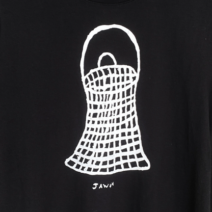 GIRRINGUN ART CENTRE | 'Jawan T-shirt' |  Black fabric / white design