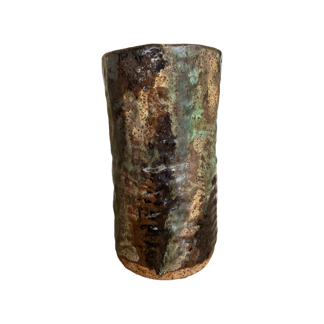 KAT HALL | 'Forest Walk Vase' | Glazed Ceramic' | 27 (h) x 16 (dia) cm